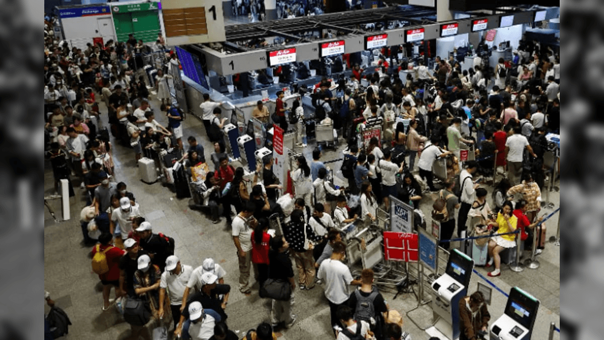 No Brasil, houve problemas de atrasos de voos no sistema da Azul Linhas Aéreas