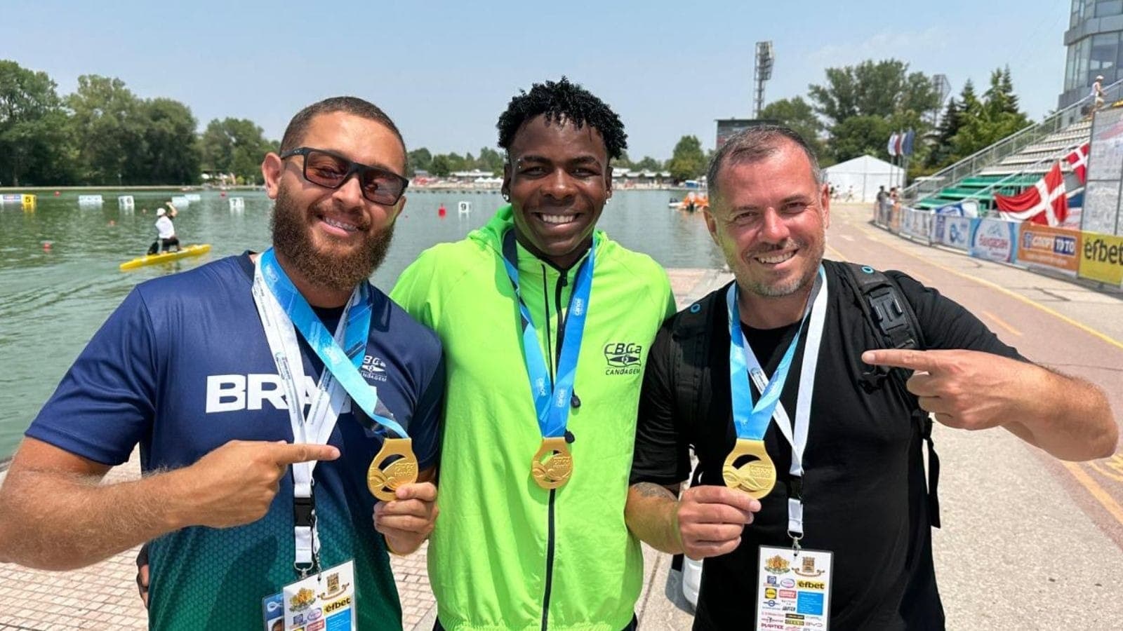 Mateus Nunes conquista três medalhas no Mundial Jr de Canoagem Velocidade