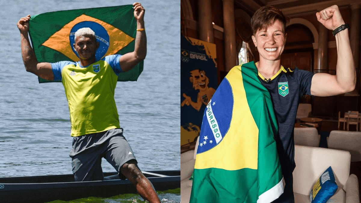 Atletas da canoagem e do rugby, respectivamente, foram escolhidos para a cerimônia de abertura