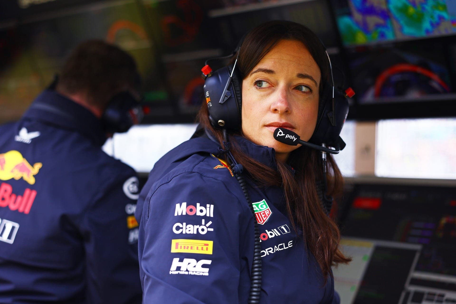 Hannah Schmitz, estrategista da Red Bull no GP da Inglaterra 2024