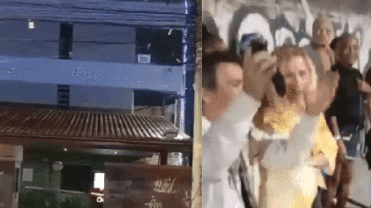 Homem convoca plateia para esperar namorada sair com amante do motel