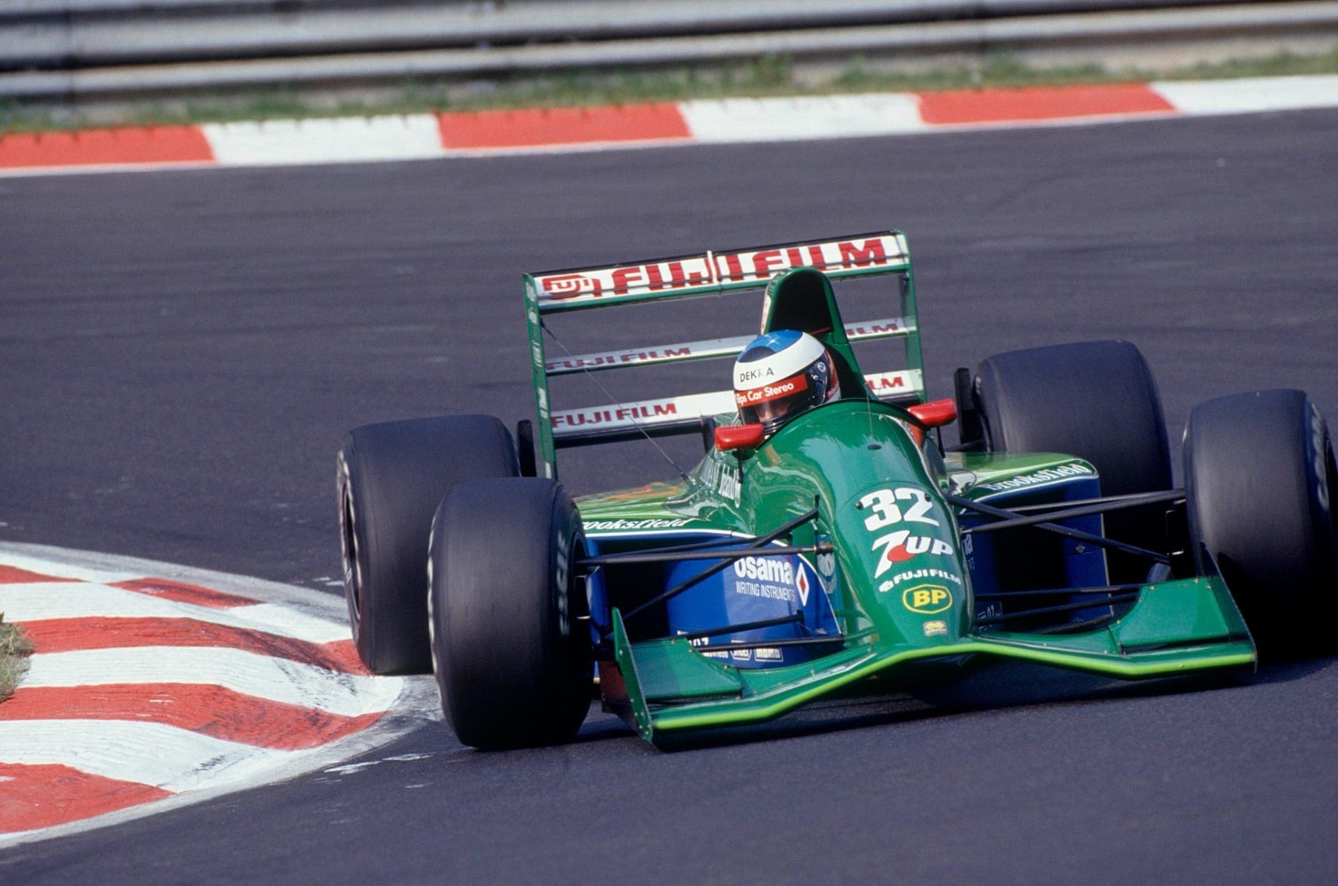 Michael Schumacher (Jordan) no GP da Bélgica 1991