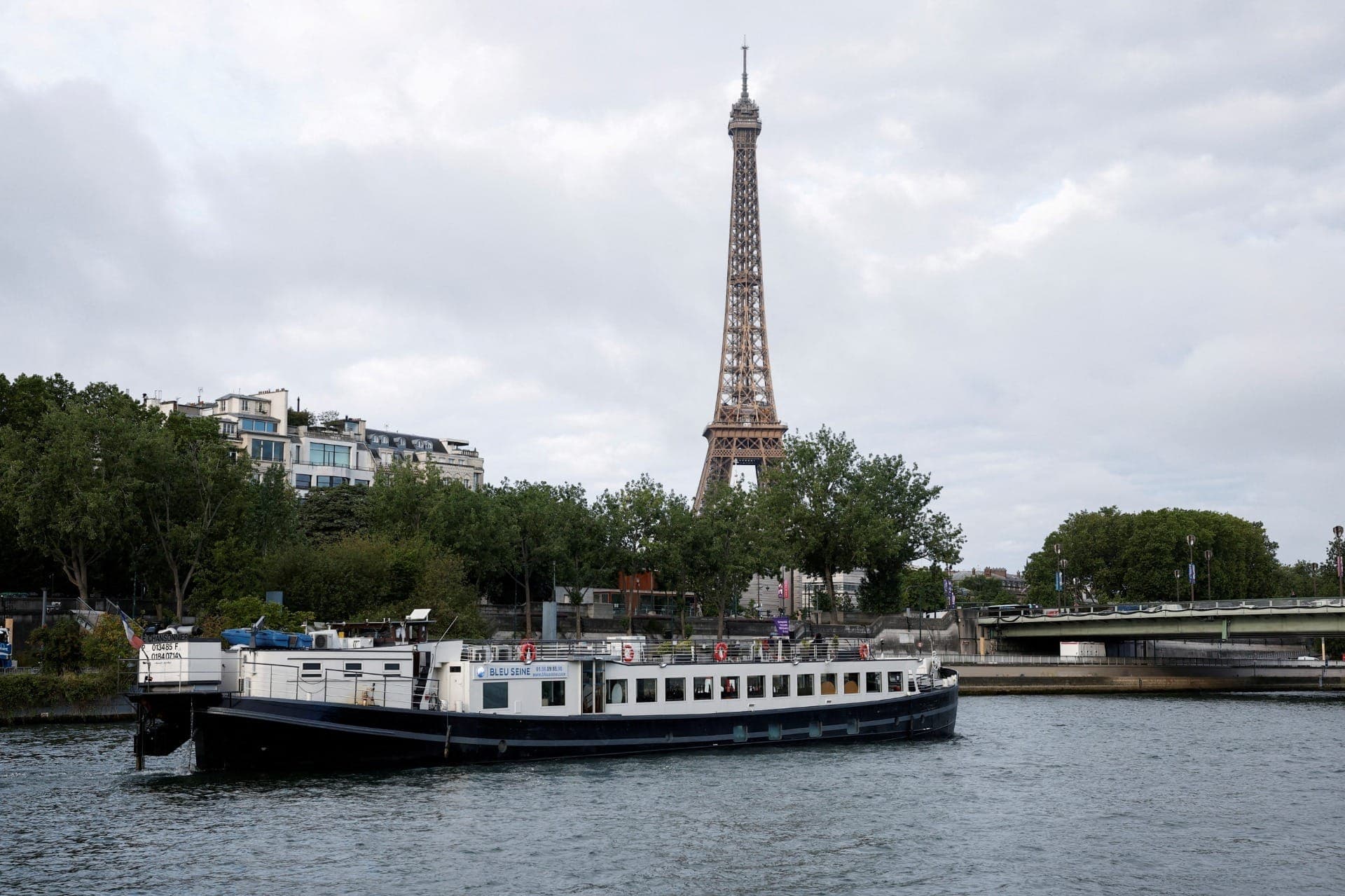 Teste para a cerimônia de abertura de Paris-2024