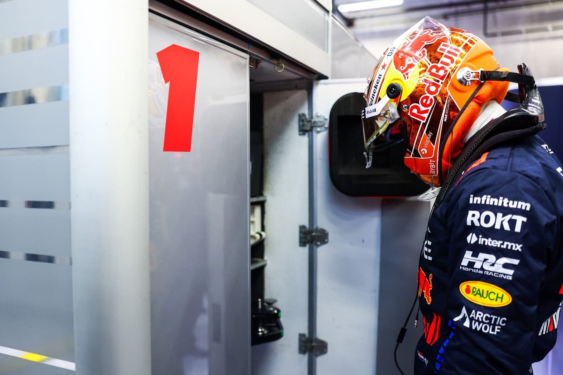 Max Verstappen (Red Bull) no primeiro treino do GP da Bélgica 2024