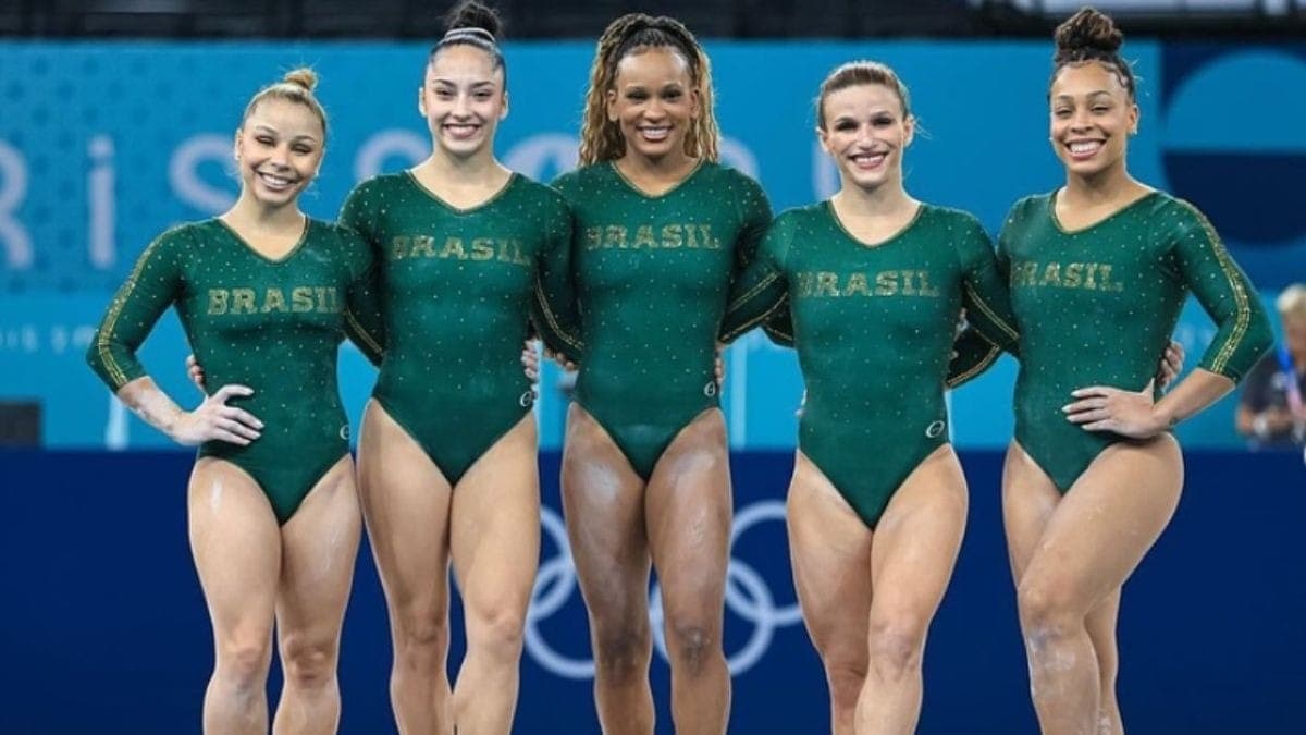 A equipe brasileira de ginástica artística da Olimpíada de Paris 2024