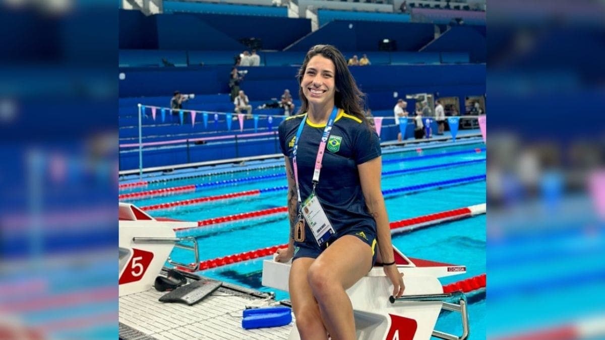 Ana Carolina Vieira, nadadora expulsa de Paris-2024