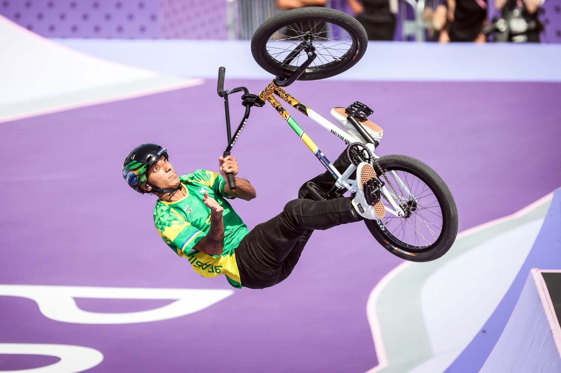 Gustavo "Bala Loka", atleta do ciclismo do Brasil na Olimpíada de Paris