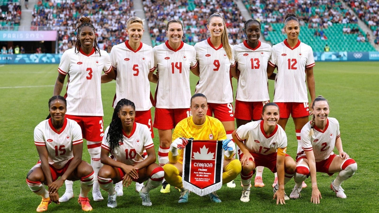 Canada venceu seus dois primeiros jogos em Paris