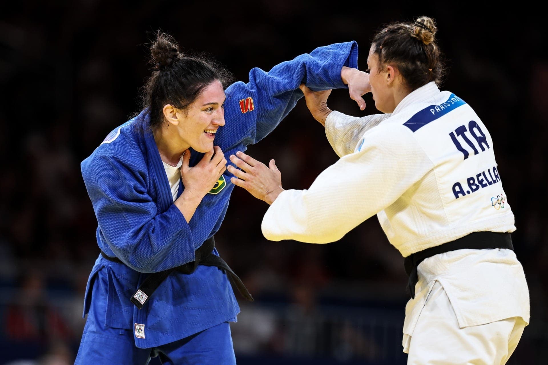 Mayra Aguiar x Alicia Bellandi ; judô ; Paris-2024