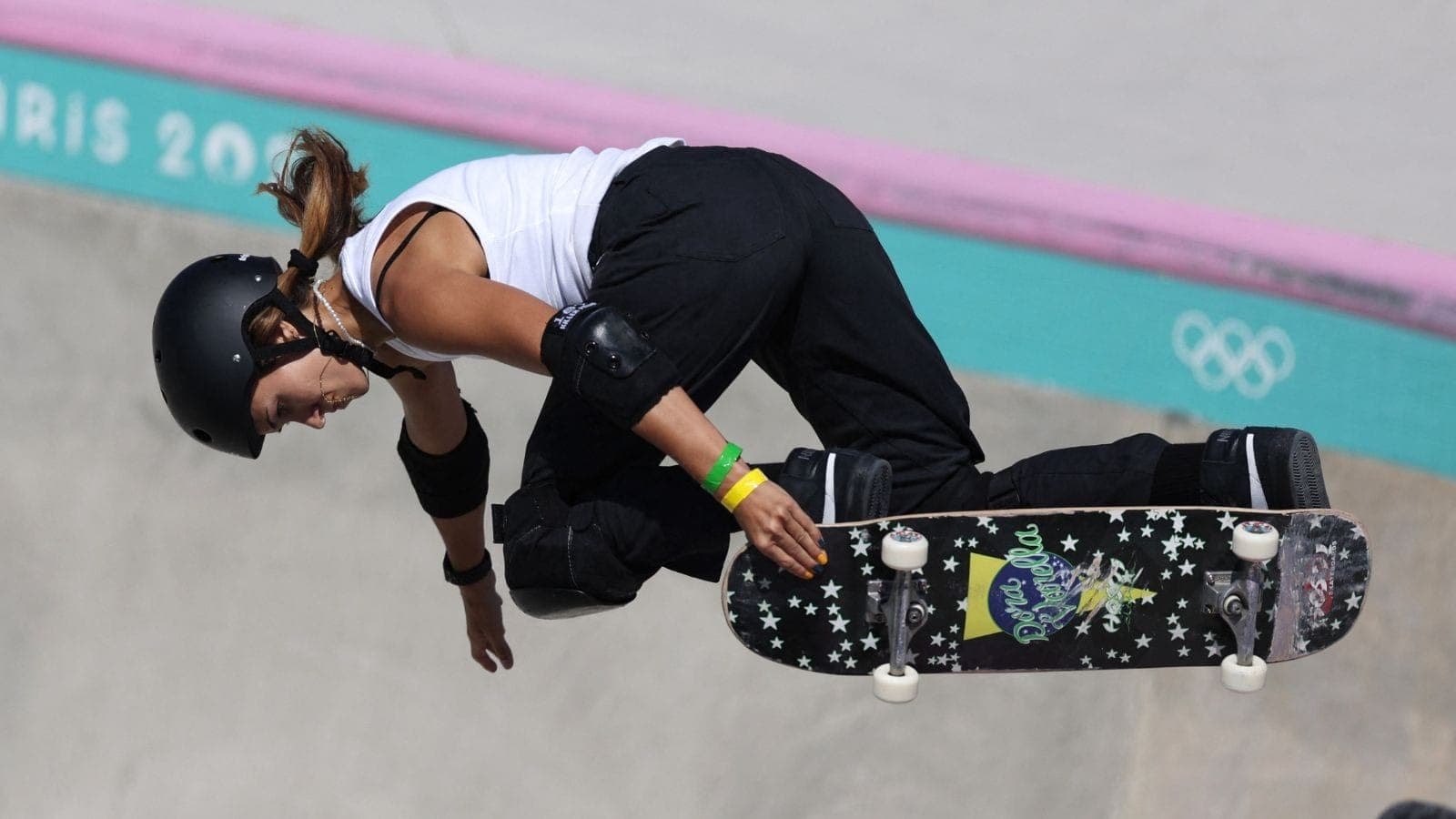 Dora Varella disputou a final do Skate Park feminino nesta terça (6)