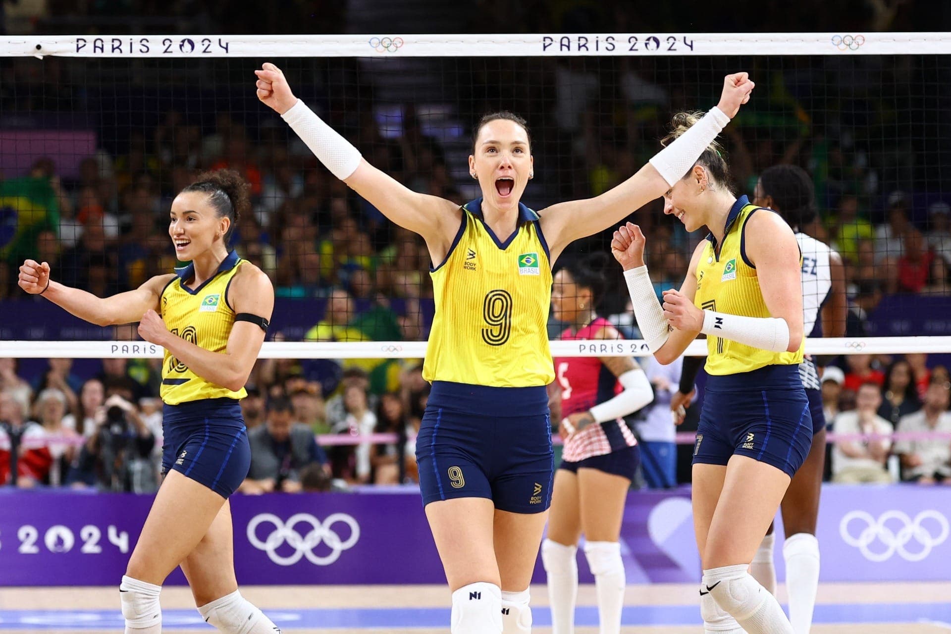 Vôlei feminino ; Brasil x República Dominicana ; Paris-2024