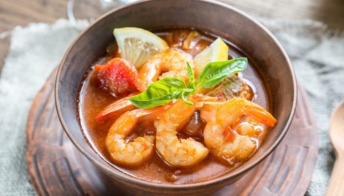 Caldo de camarão