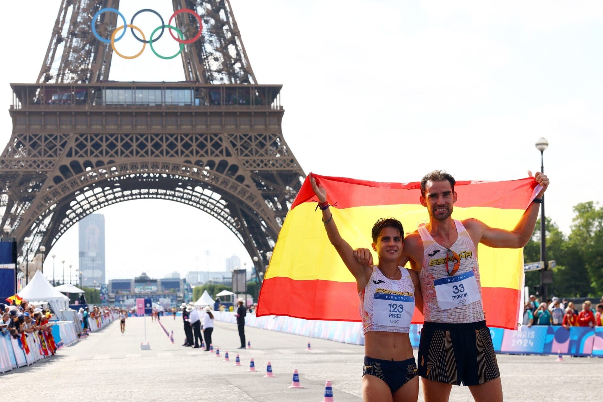María Pérez e Alvaro Martín ; marcha atlética ; Paris-2024