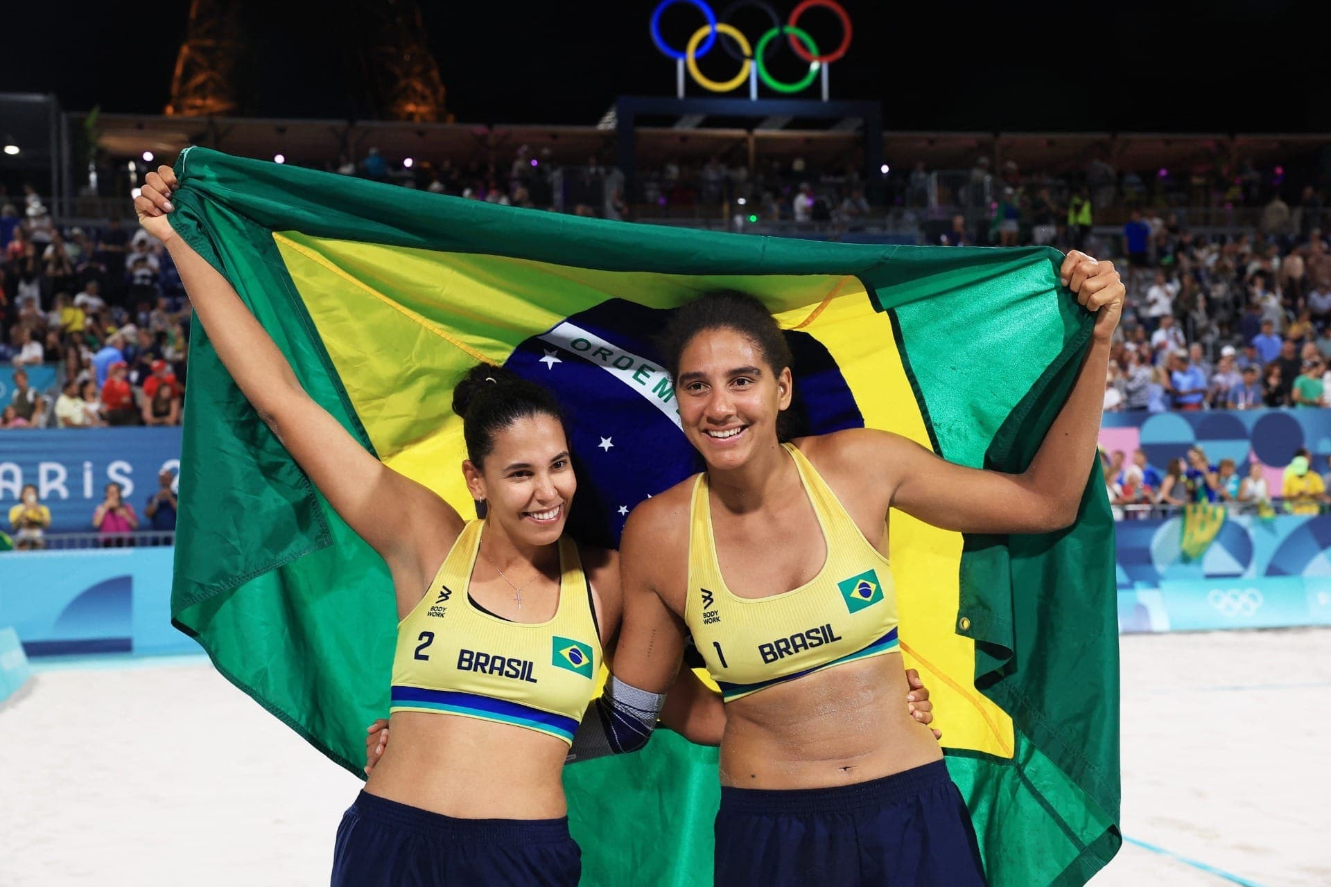 Duda e Ana Patrícia vão à final do vôlei de praia na Olimpíada de Paris
