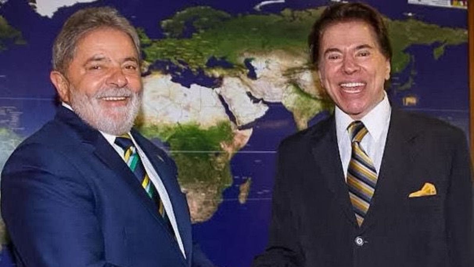 Lula e Silvio Santos