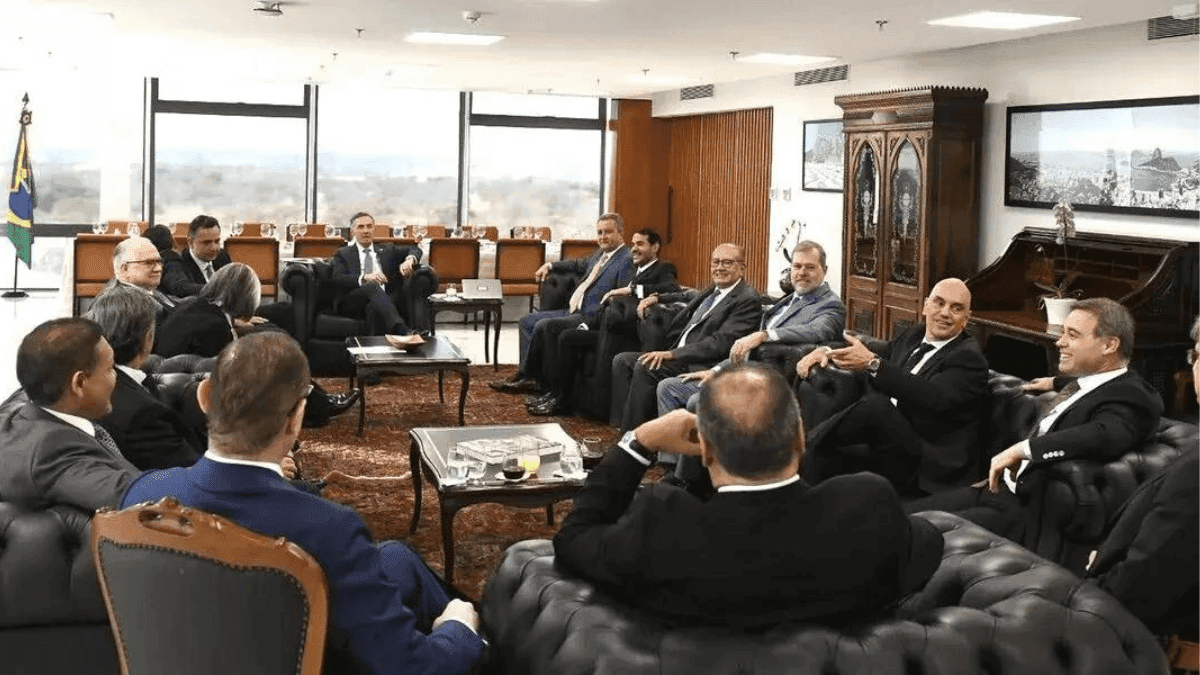 Reunião entre ministros do STF e líderes do congresso