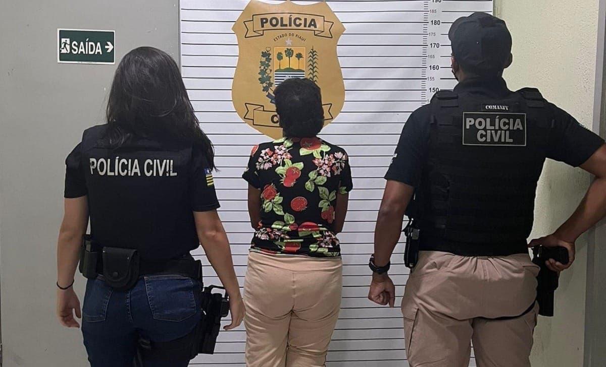 Mulher foi presa no Piauí suspeita de envenenar crianças