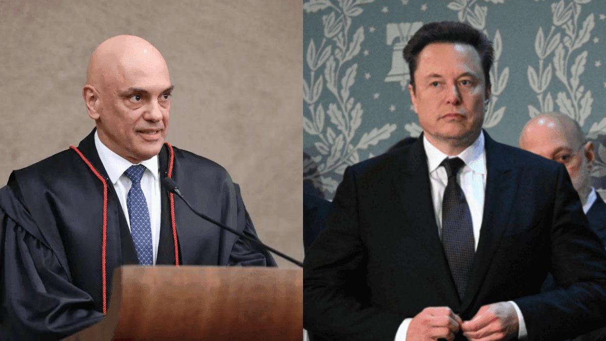 Elon Musk critica decisão do ministro Alexandre de Moraes e provoca no X