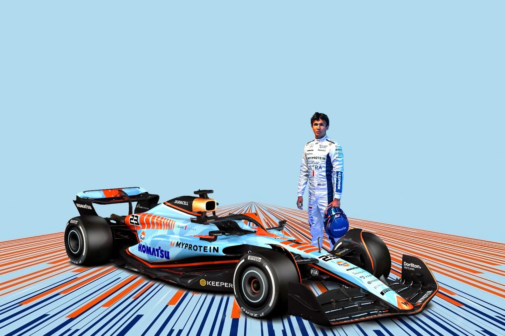 Alexander Albon, Williams FW45, Bolder than bold