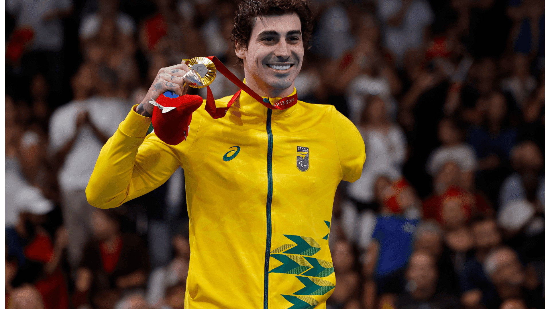 Talisson Glock bicampeão paralímpico dos 400m livre classe S6