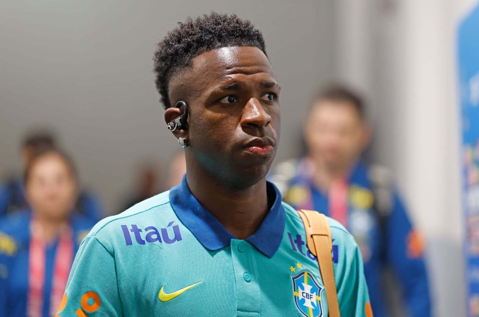 Vinicius Júnior chega para enfrentar o Paraguai, pelas Eliminatórias