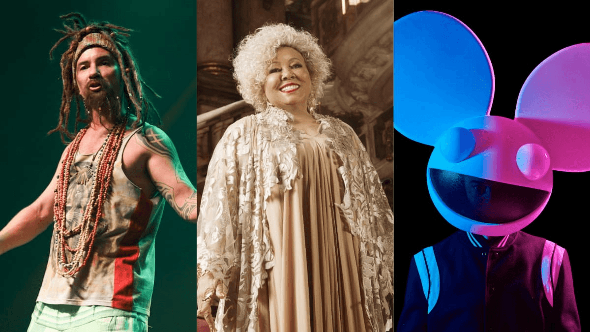 Marco Luque, Alcione e Deadmau5 se apresentam na região