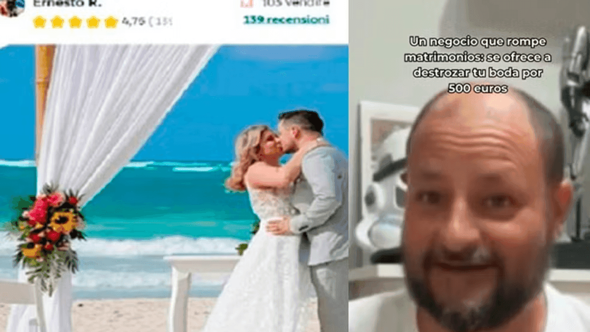 O homem cobra cerca de 500 euros por cada casamento