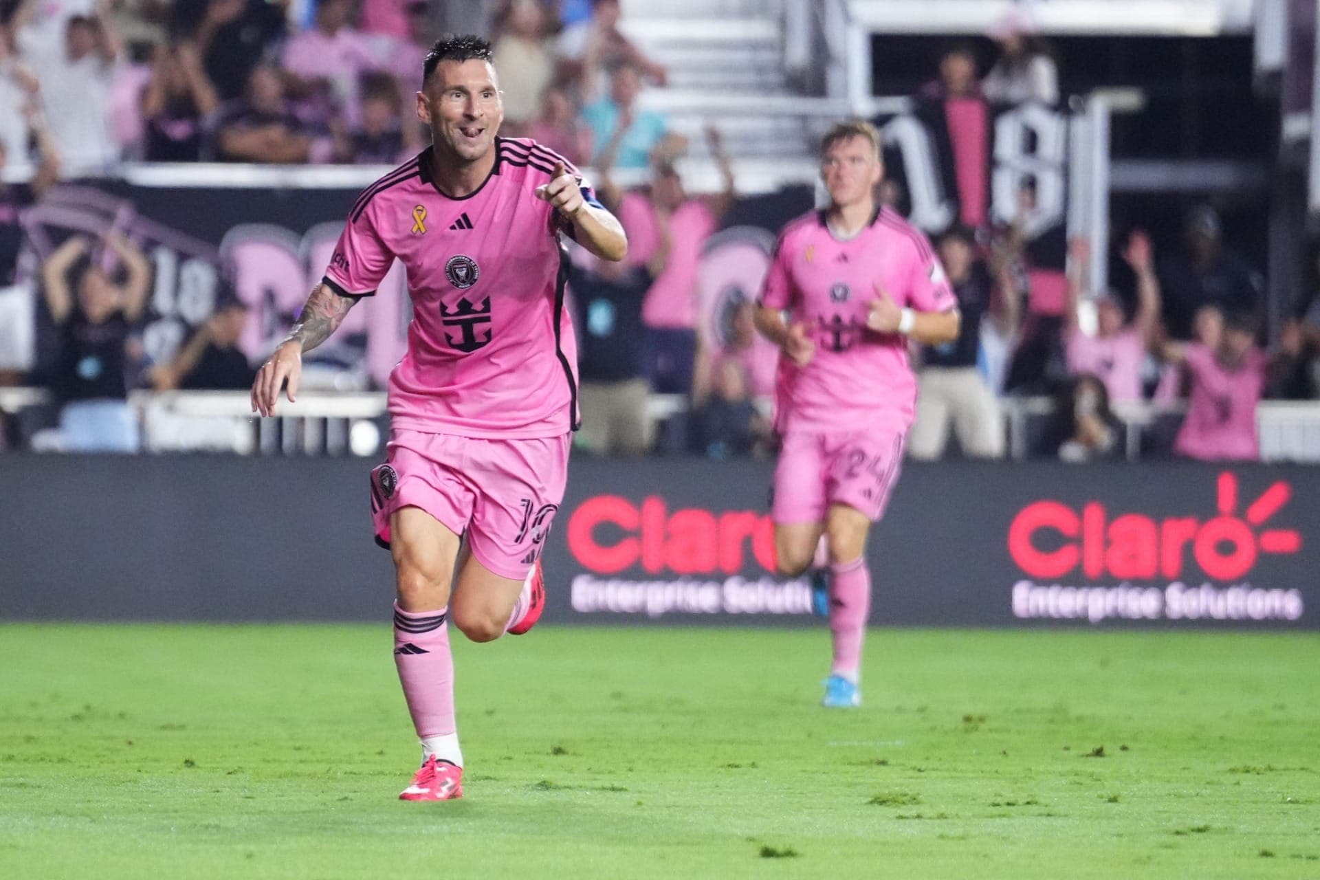 Messi comemora pelo Inter Miami