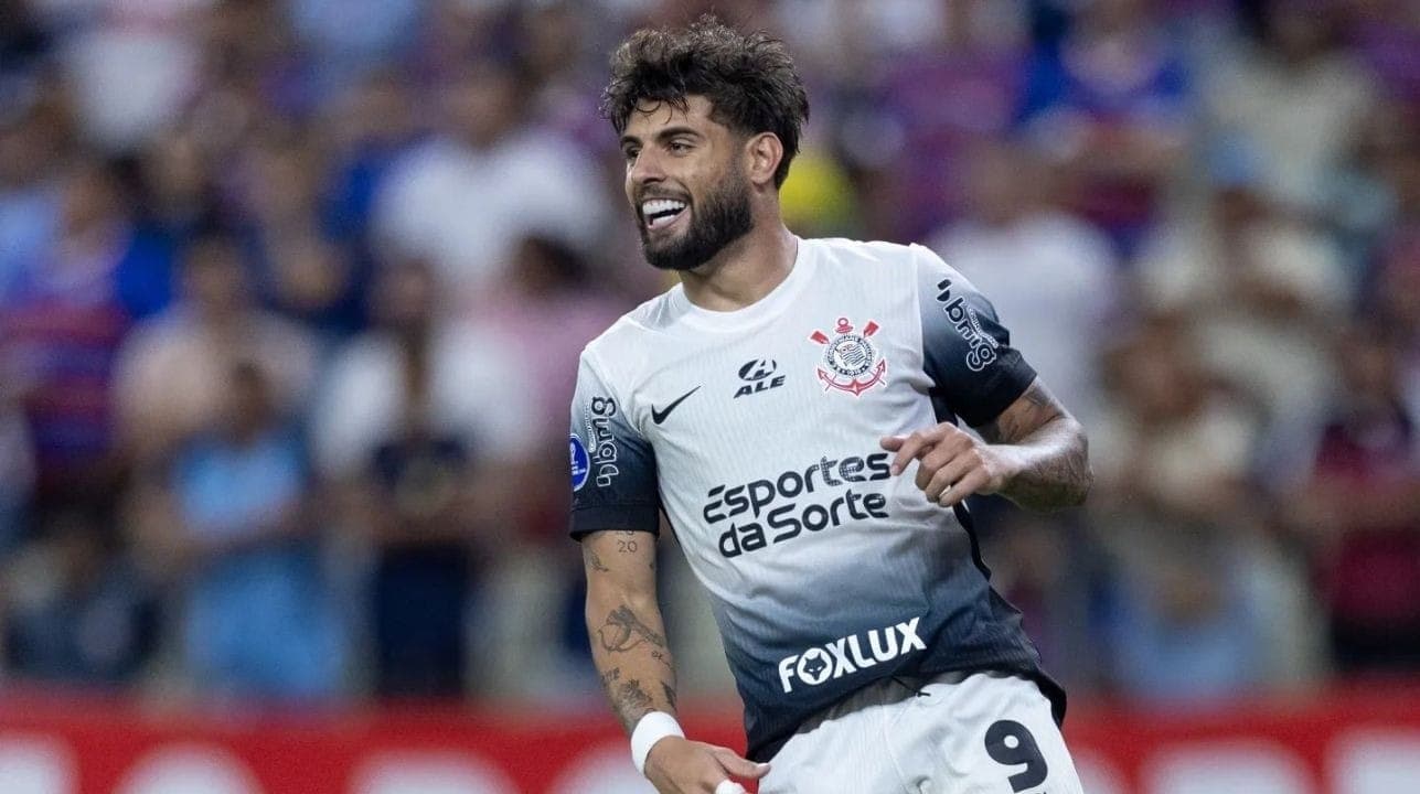 Yuri Alberto celebra gol do Corinthians no Castelão