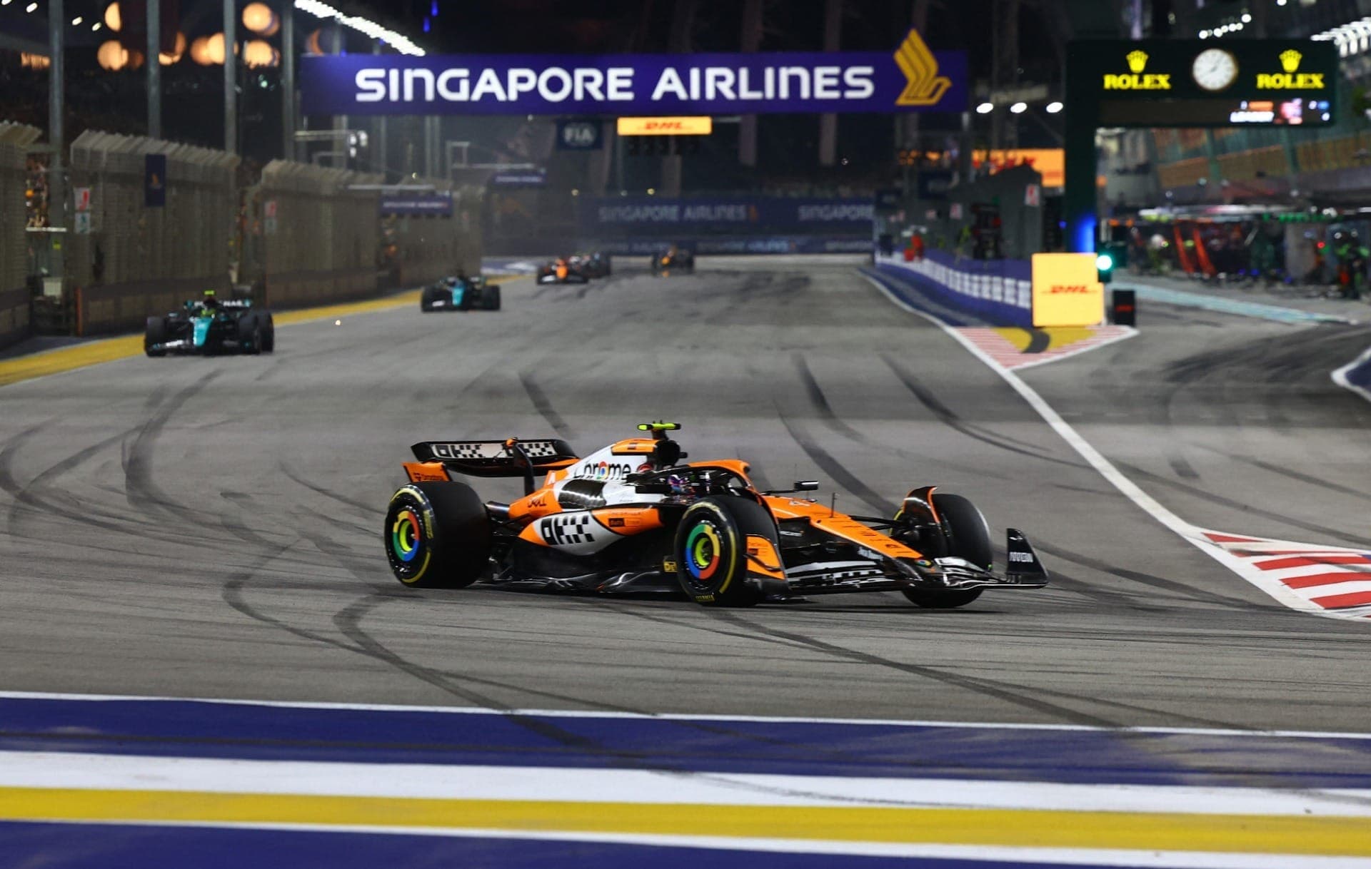 Norris no GP de Singapura
