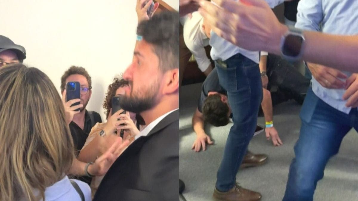 Agressão durante debate entre candidatos à prefeitura de São Paulo