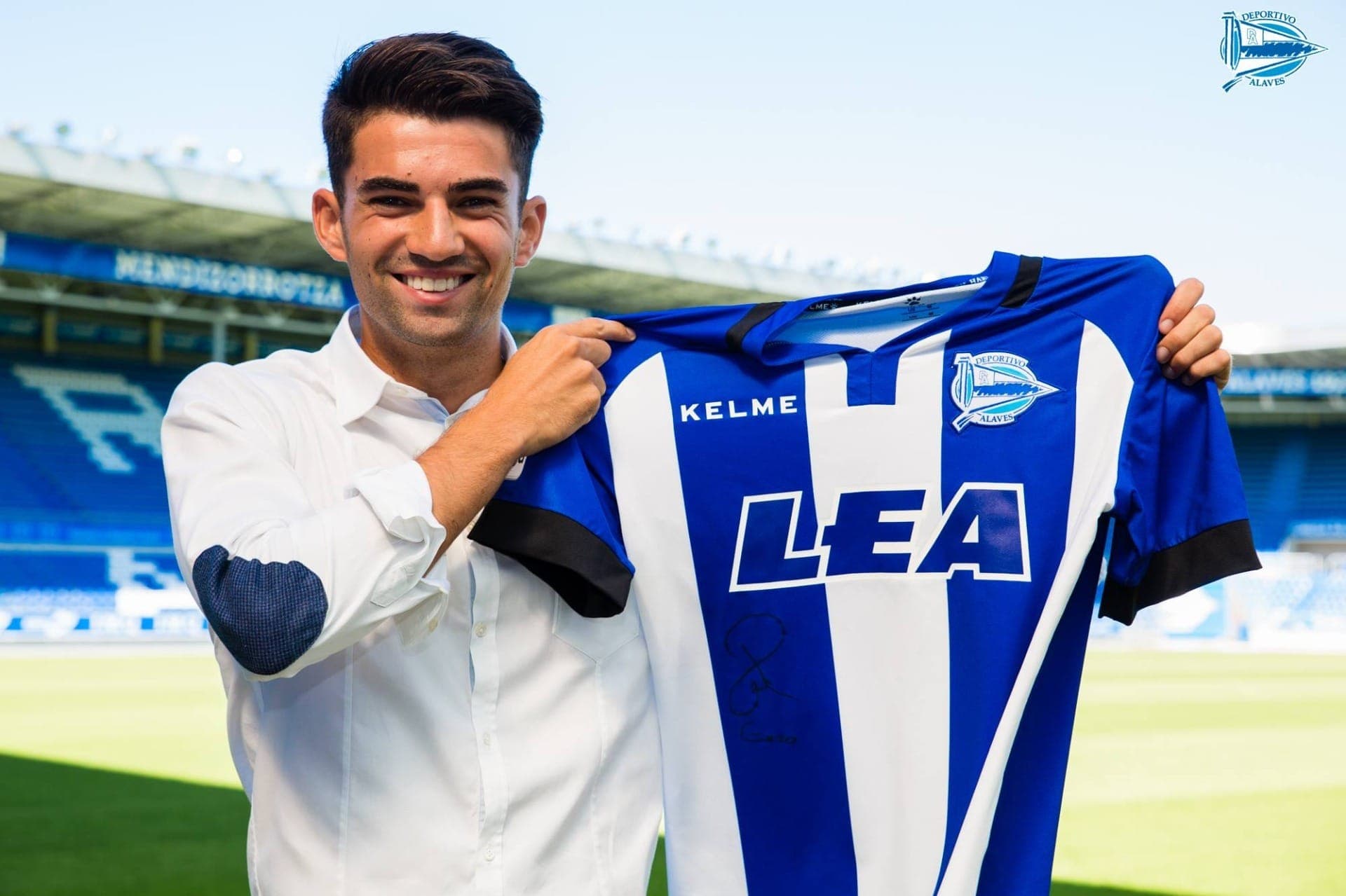 Enzo Zidane no Alavés em 2017