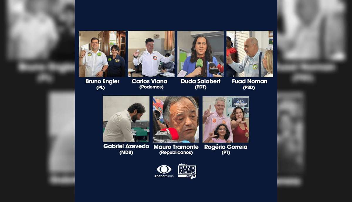 Candidatos à PBH exercendo o direito ao voto