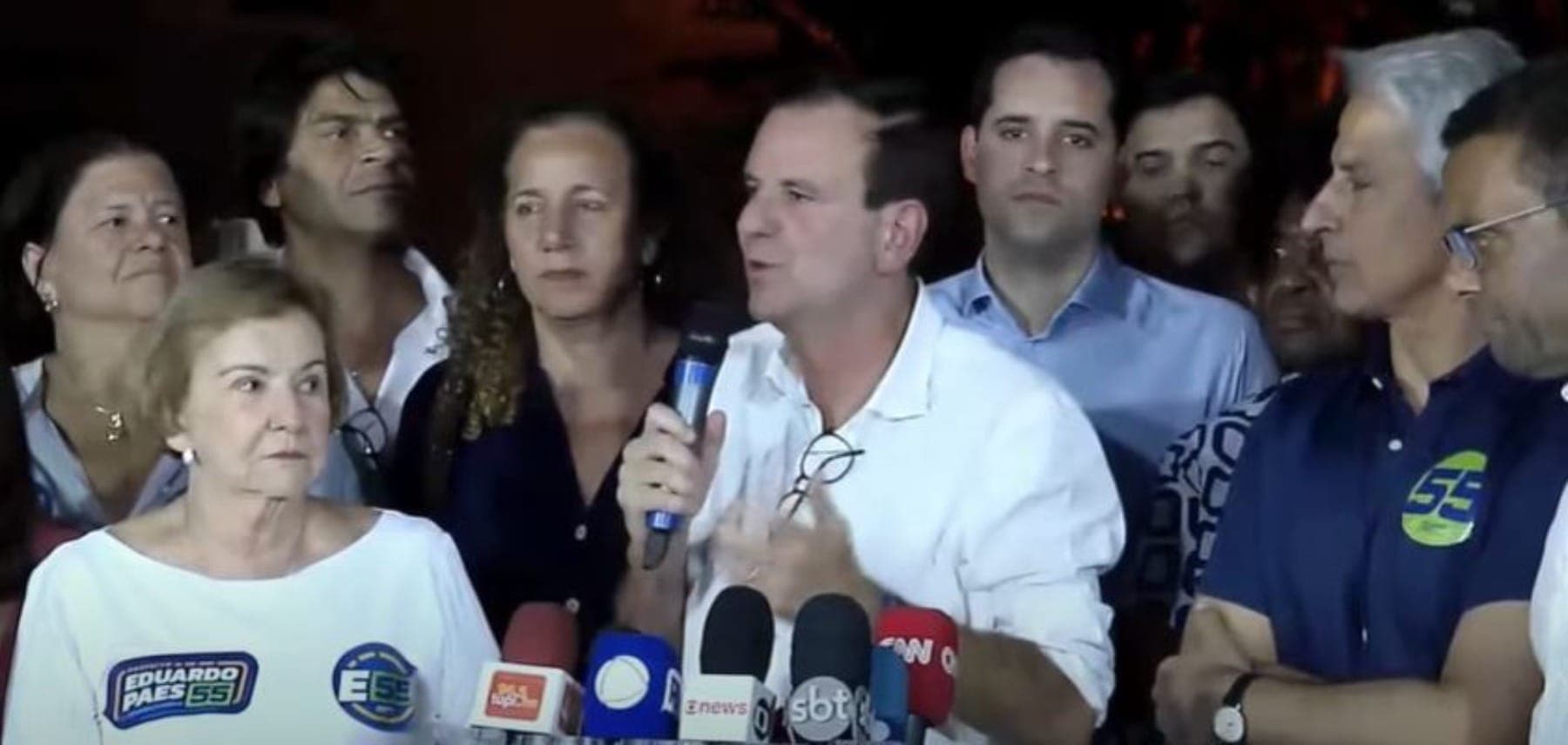 Eduardo Paes, do PSD, fala após resultado das eleições