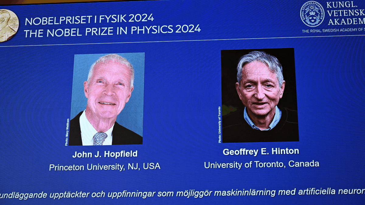 John Hopfield e Geoffrey Hinton vencem Prêmio Nobel de Física de 2024