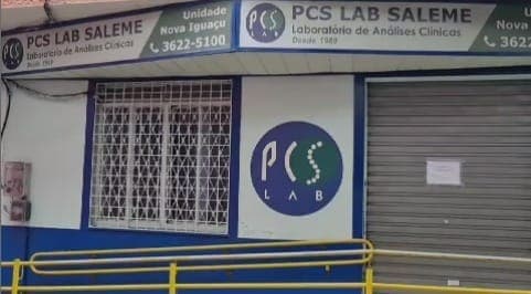Laboratório PCS Saleme, em Nova Iguaçu, no Rio de Janeiro