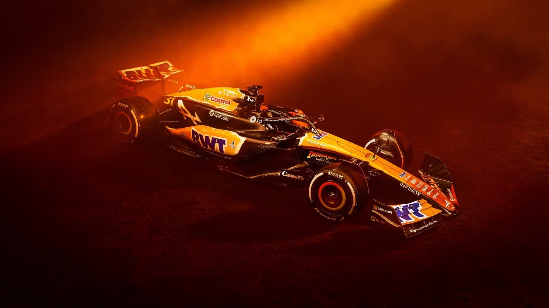 Pintura especial da Alpine para o GP dos EUA de 2024