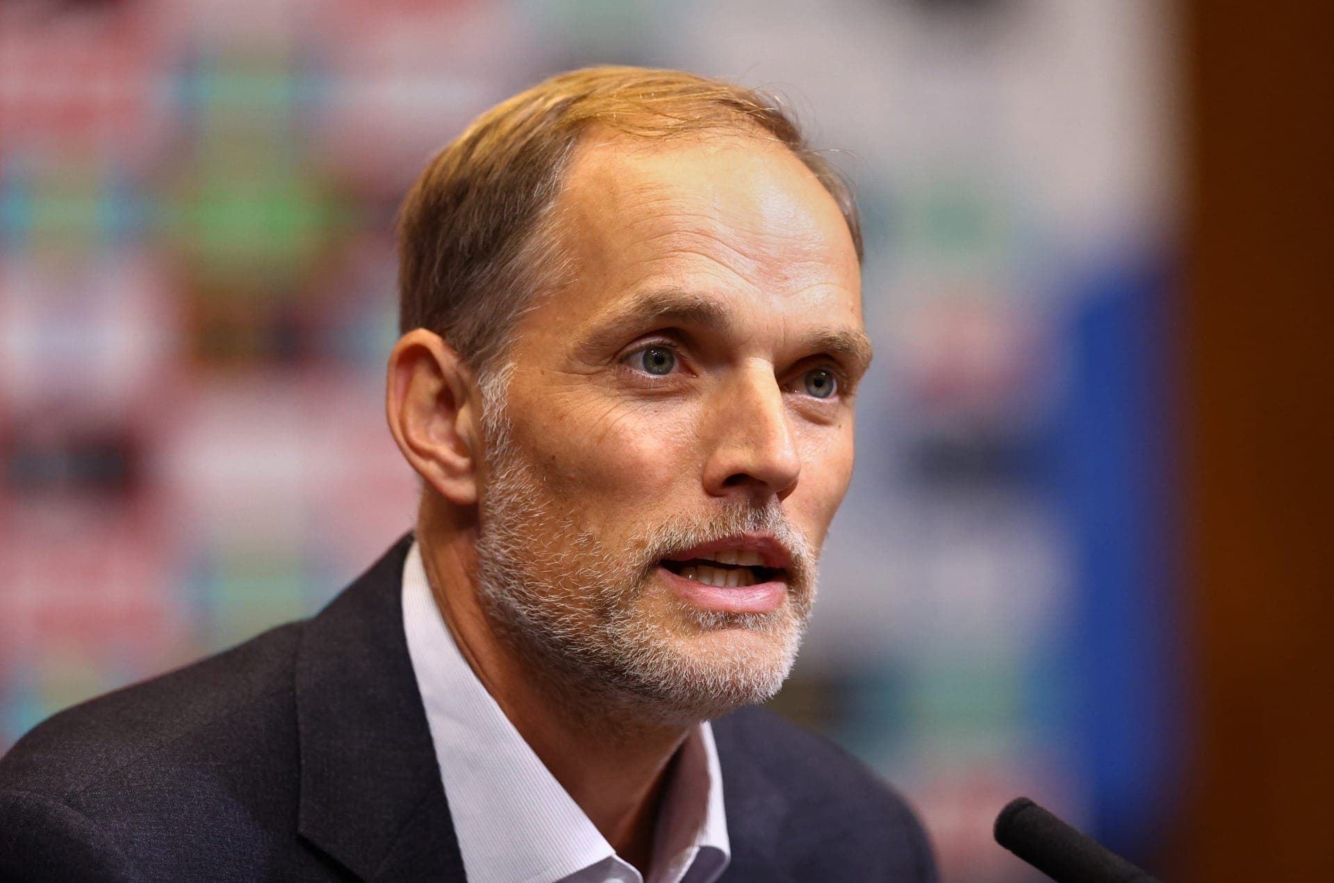 Thomas Tuchel em apresentação como técnico da Inglaterra
