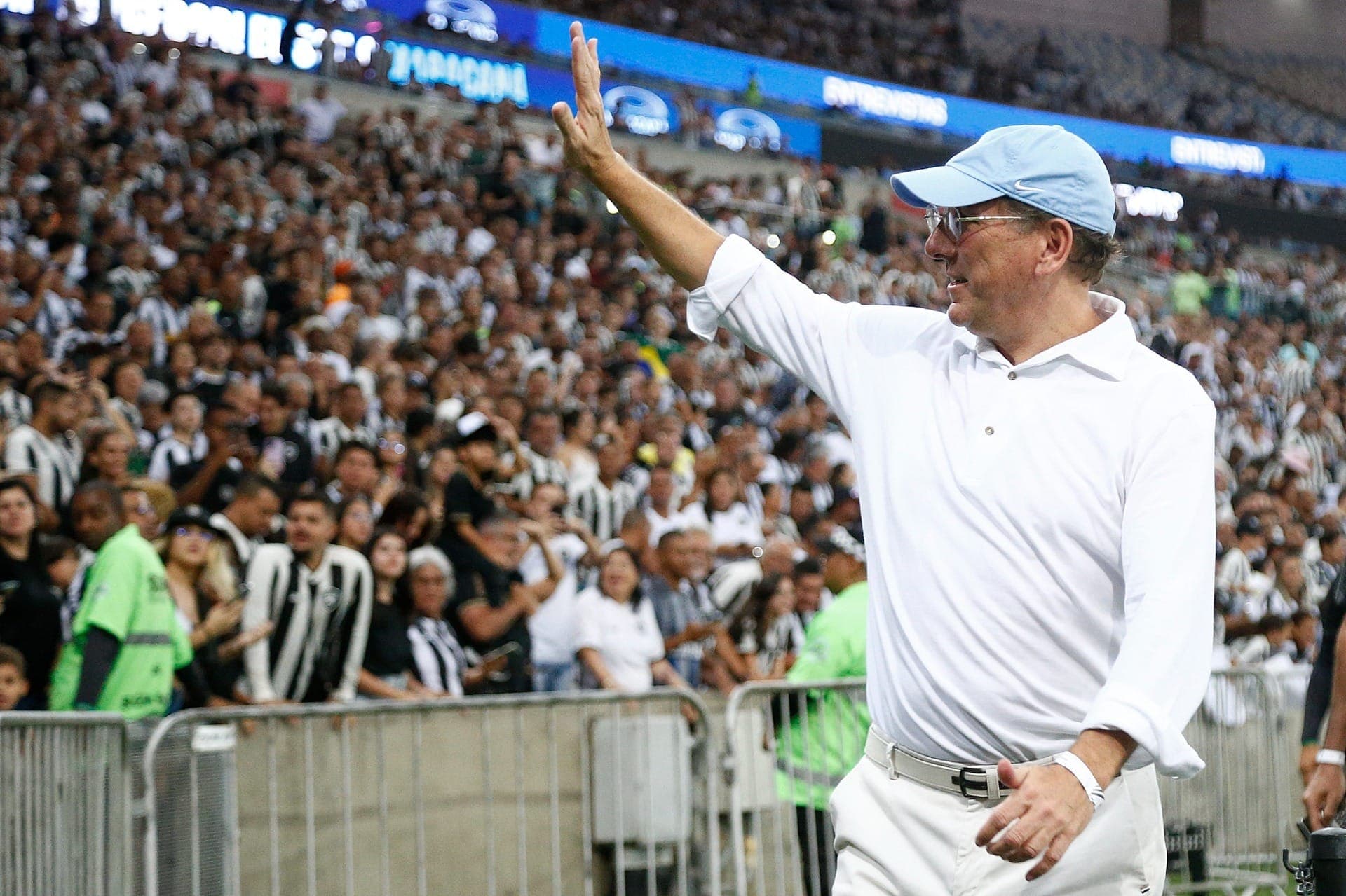 John Textor em Botafogo x Criciúma, no Maracanã