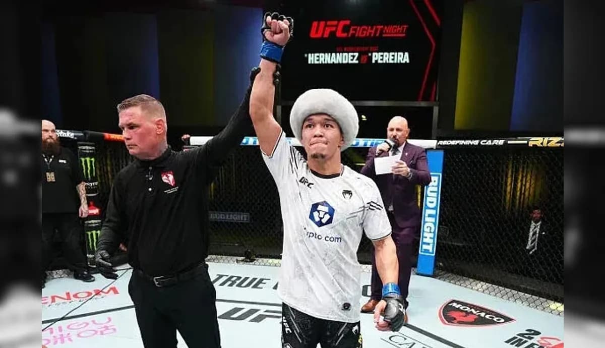 Asu Almabayev venceu Matheus Nicolau no UFC Vegas 99.