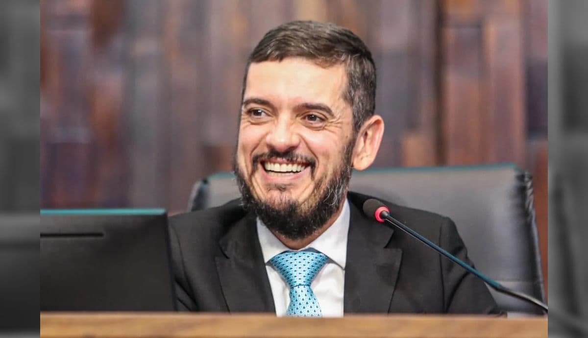 Presidente da Assembleia Legislativo do Rio, o deputado Rodrigo Bacellar