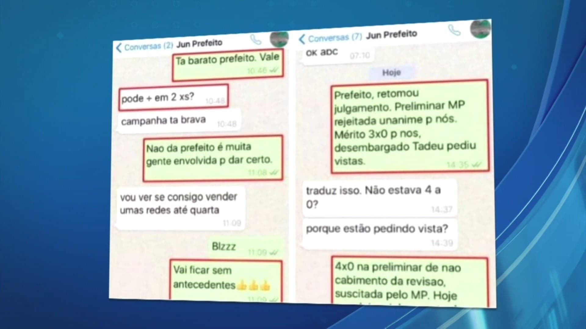 Mensagens indicam venda de sentenças no Mato Grosso do Sul