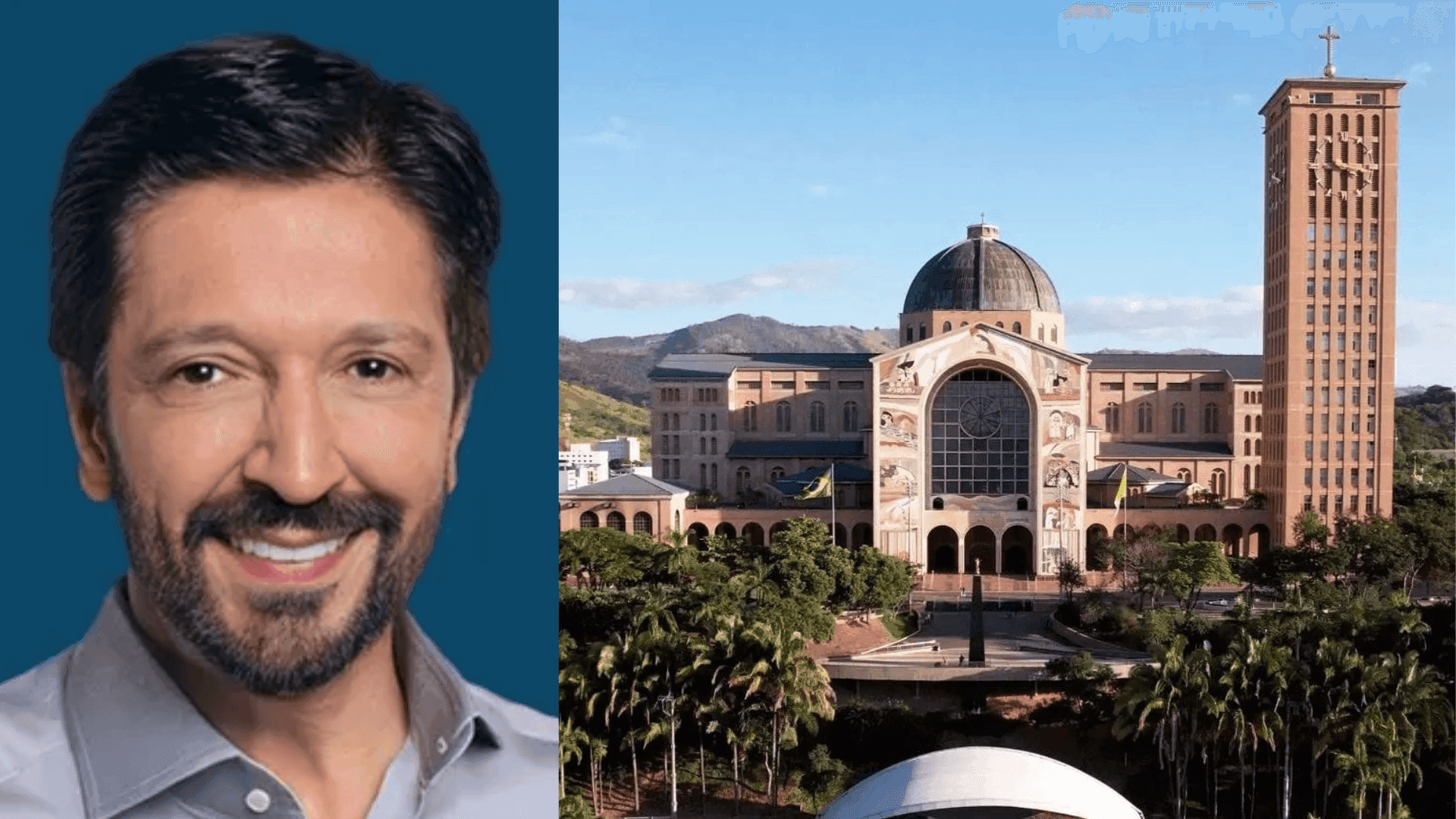 Ricardo Nunes visita Santuário Nacional de Aparecida