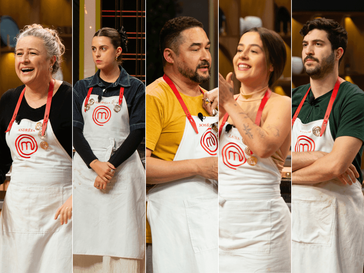 Andréia, Giorgia, José Roberto, Laura e Vitor: top 5 do MasterChef 2024