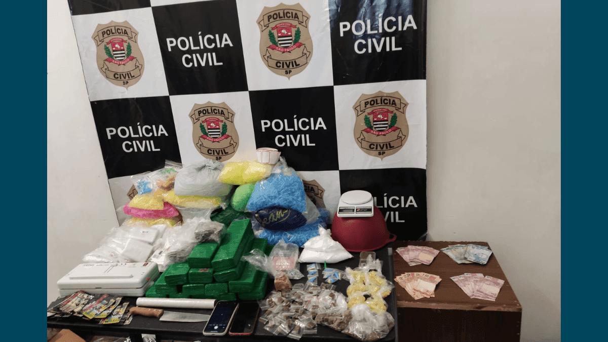 Itens apreendidos pela Policia