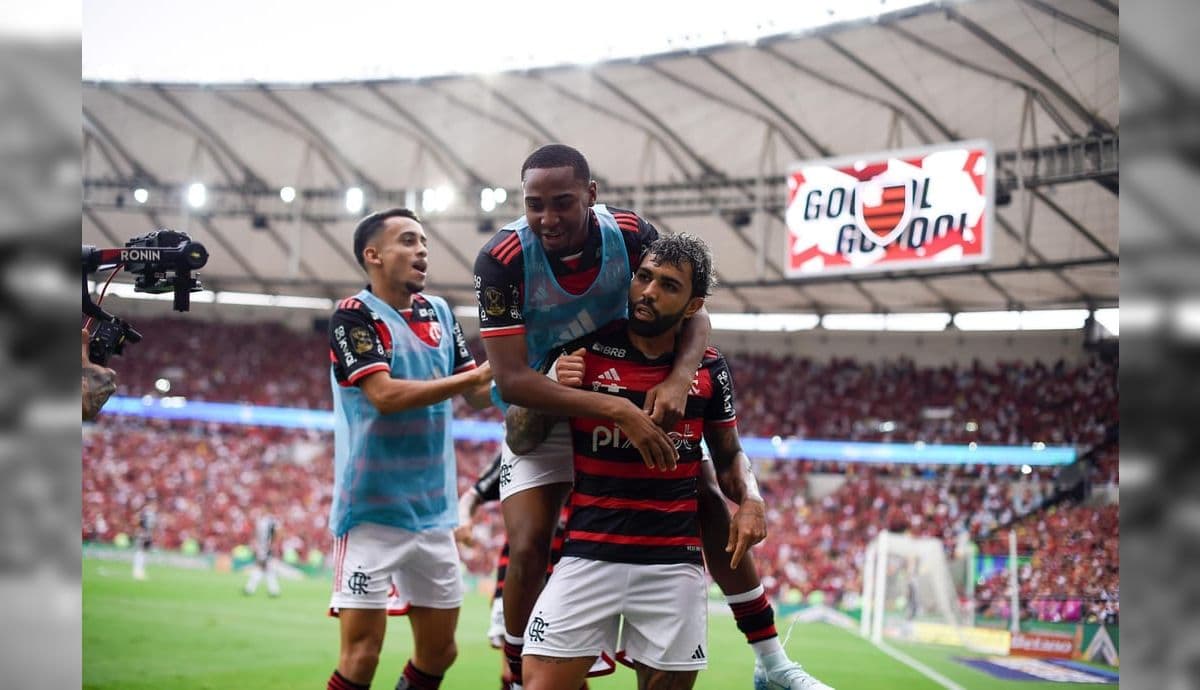 Gabigol marca duas vezes e garante vantagem ao Flamengo na final da Copa do Brasil
