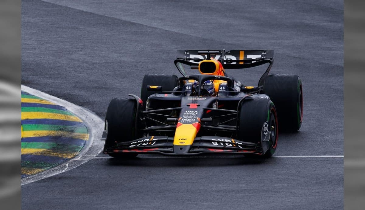 Verstappen em ação no GP de São Paulo