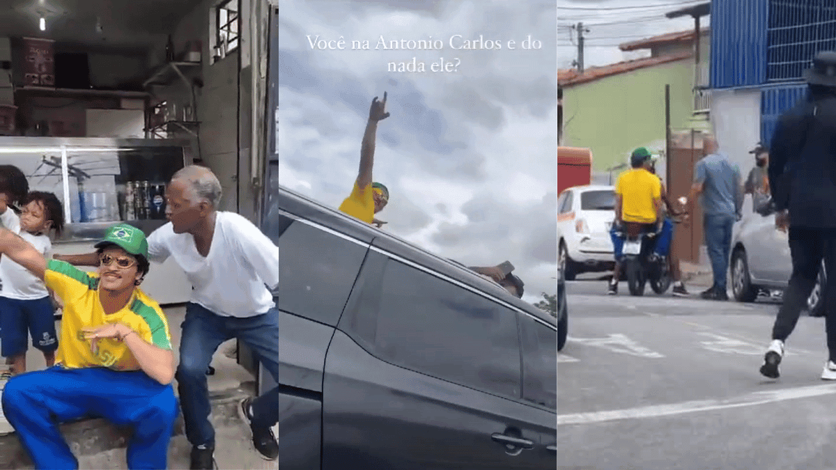 Bruno Mars viraliza ao ser flagrado "passeando" em Belo Horizonte, Minas Gerais