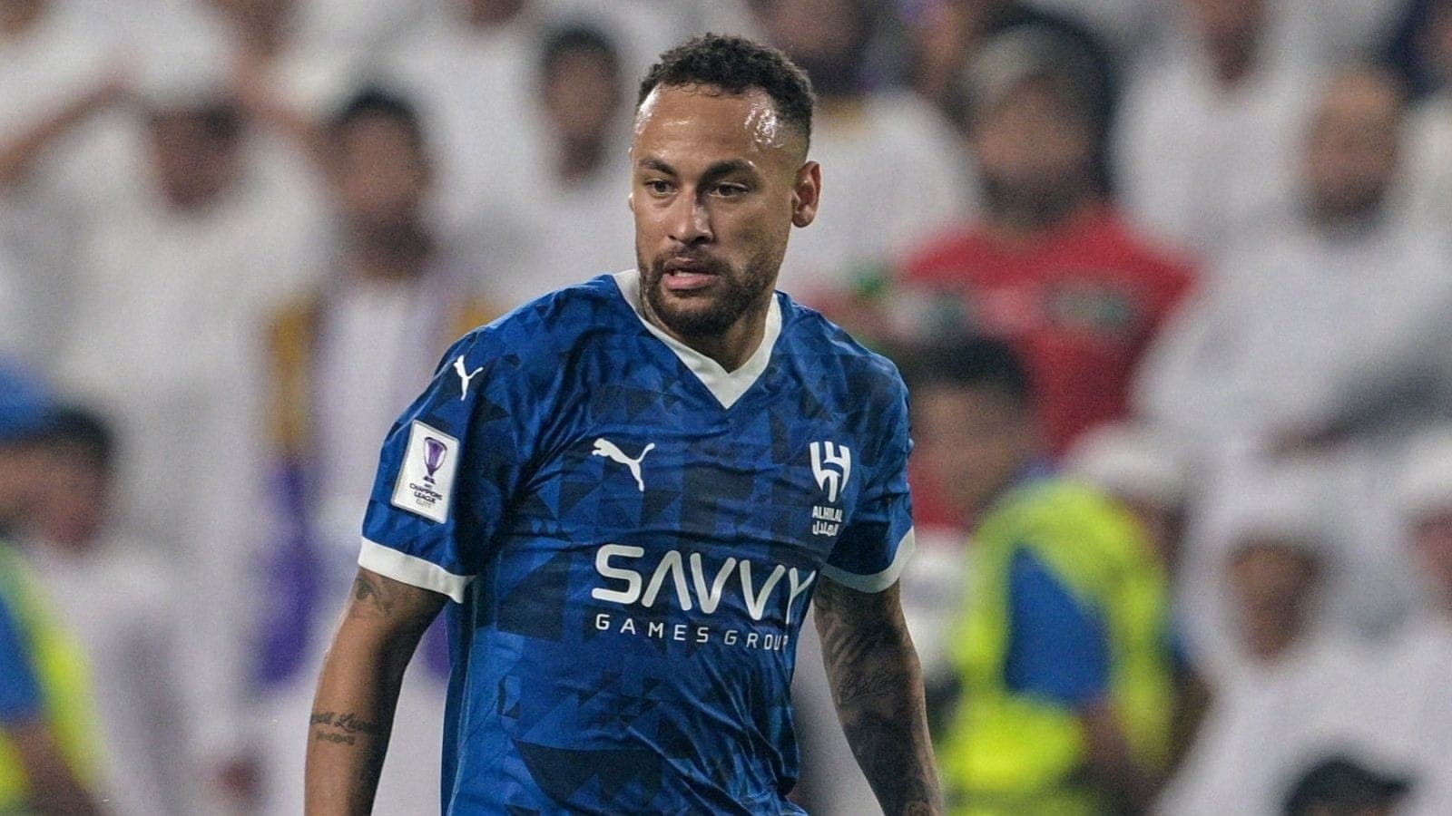 Neymar em ação pelo Al Hilal na temporada 2024/25
