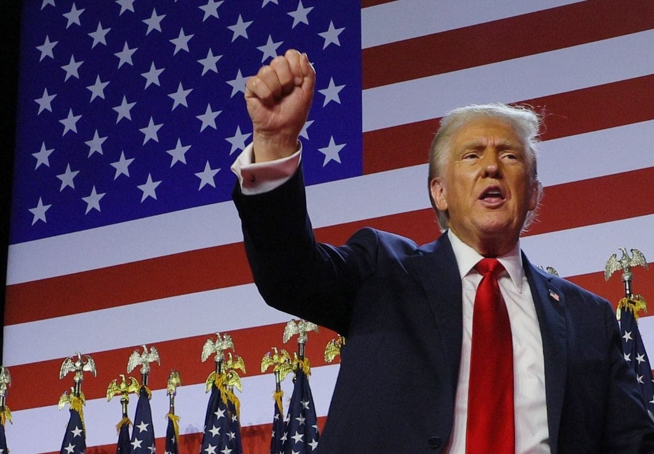 Trump durante discurso da vitória na Flórida